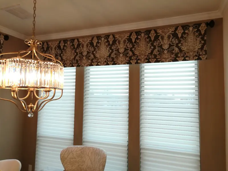 Prowess team custom drapery installation