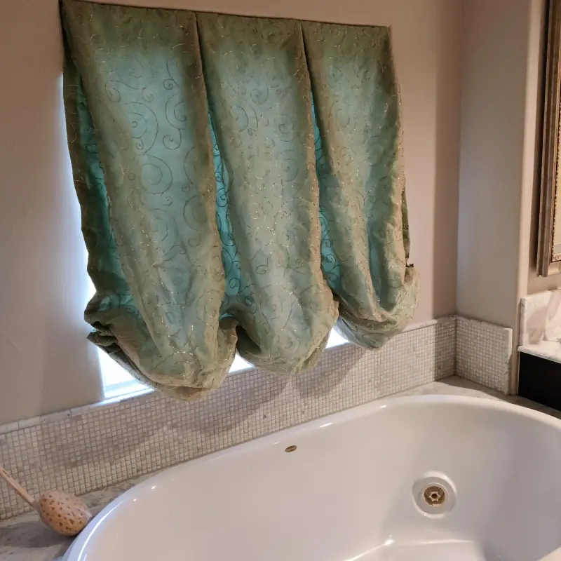 Stunning drapery detail